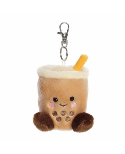 Женская сумка Aurora Mini Milky Tea Boba Palm Pals Adorable Clip-On Brown 4, цвет: Коричневый
