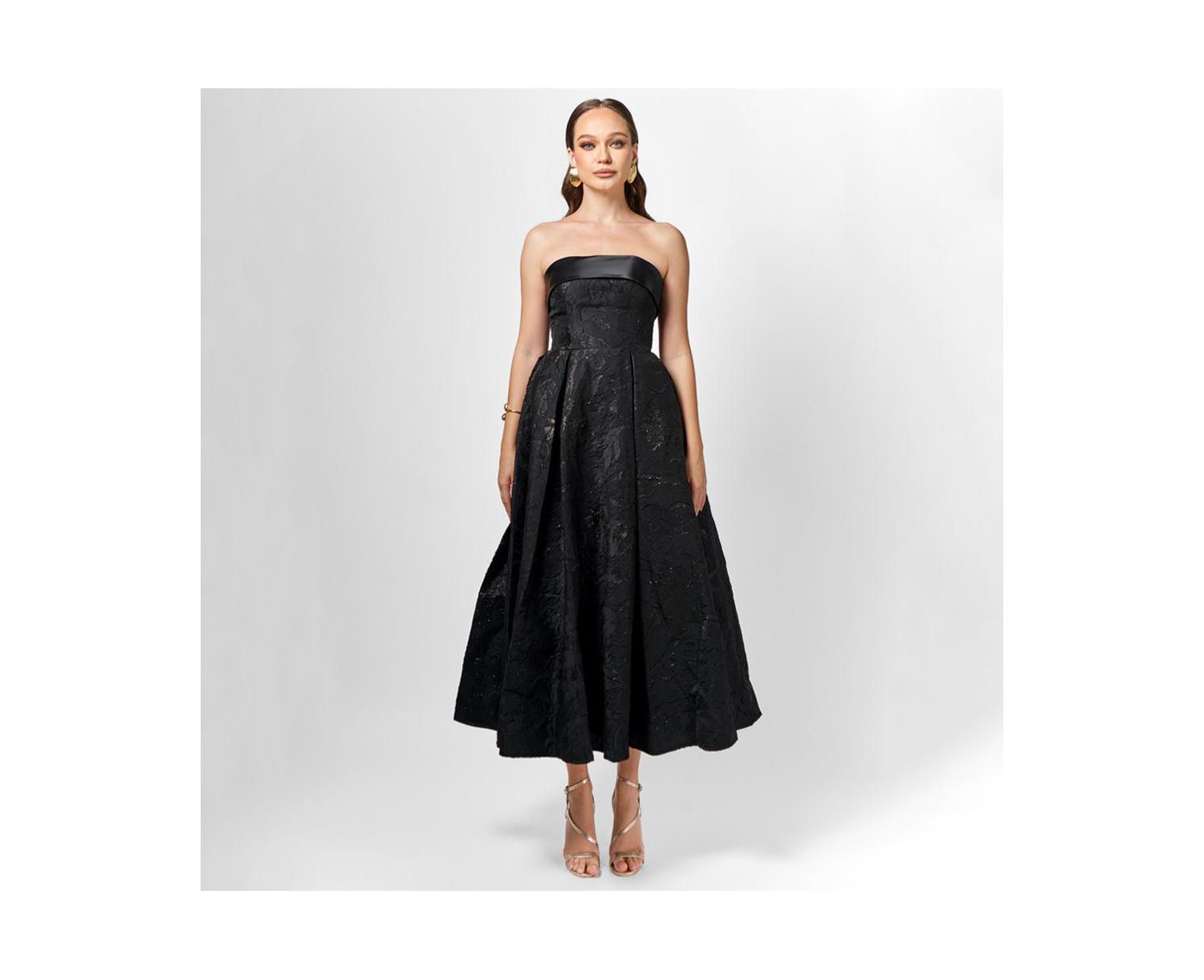 Women's Alanna Jacquard A Line Midi