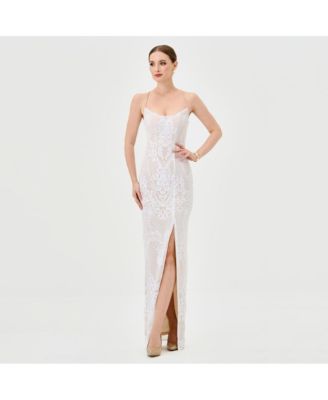 Women's Sera Strappy Back Sequin Gown