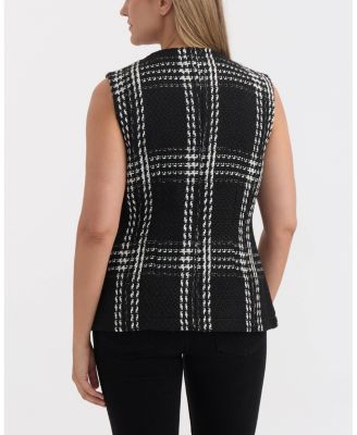 Women's Long Fitted Vest with Pockets