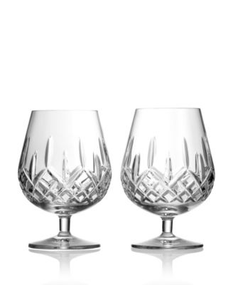 Waterford - Connoisseur Lismore Brandy Balloon Glasses, Set of 2