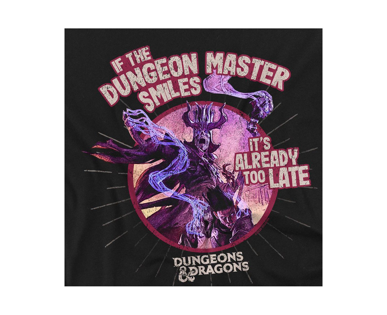 Big & Tall Dungeons And Dragons Dungeon Master Smiles T-Shirt