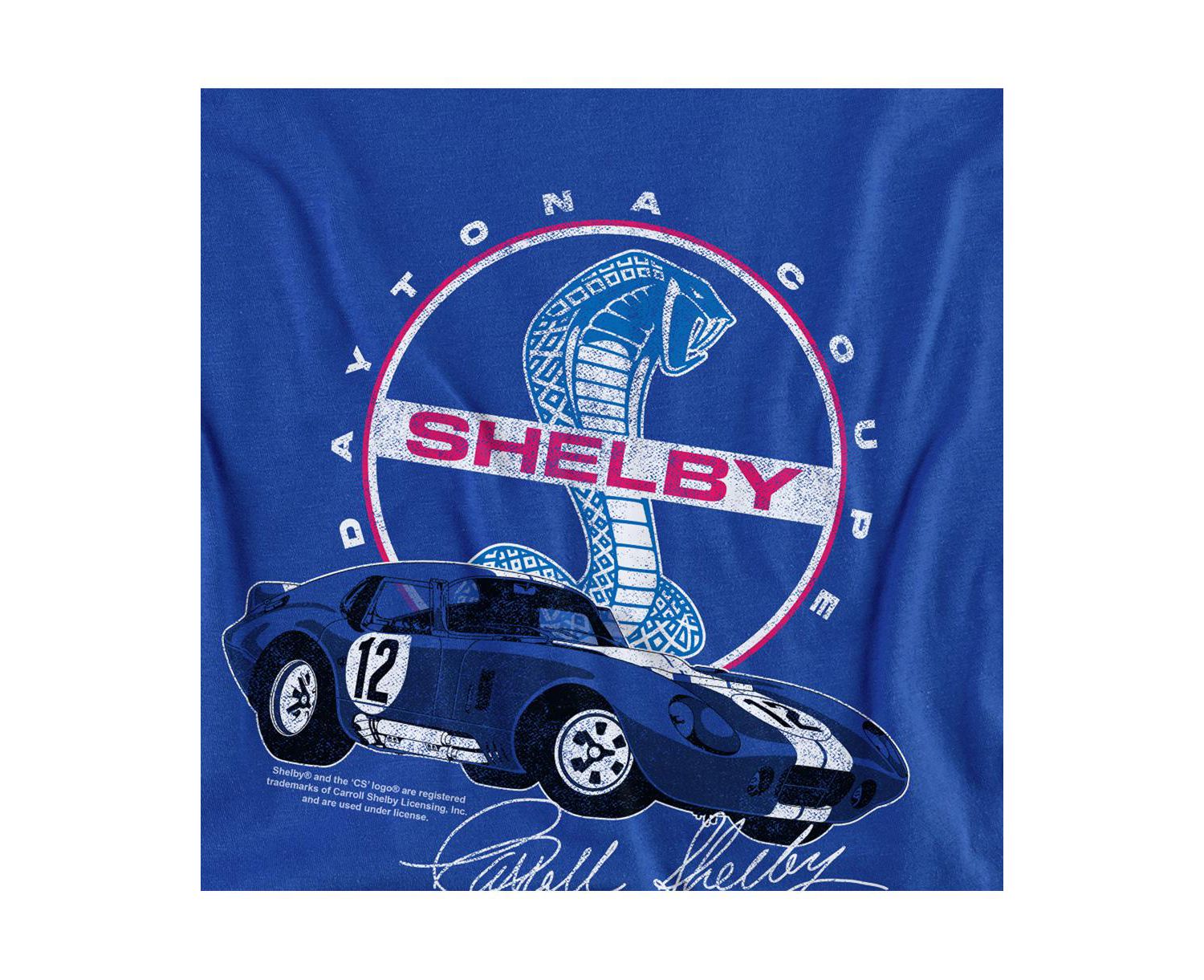 Big & Tall Carroll Shelby Daytona Coupe Circle Logo T-Shirt