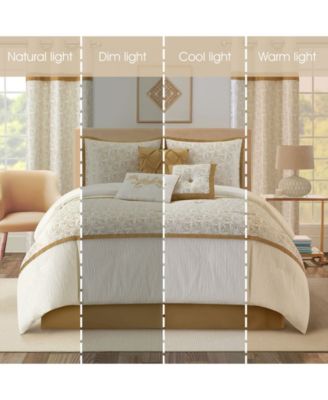 Marisella Leaves 9-Pc. Comforter Set, California King