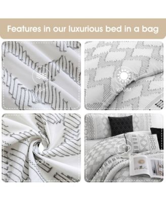 Ariana Geometric 7-Pc. Comforter Set, Queen