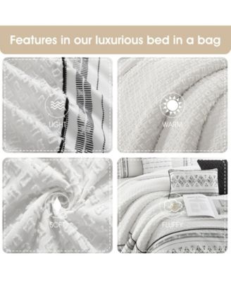 Navina Geometric 7-Pc. Comforter Set, King