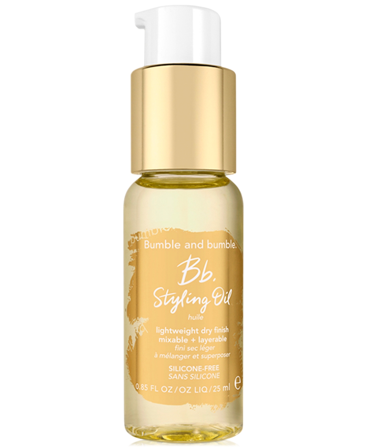 Bumble And Bumble Styling Oil, 0.85 Oz. In Transparent
