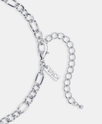 Crystal Circle & Fringe Pendant Necklace, 28" + 3" extender, Macy's Exclusive