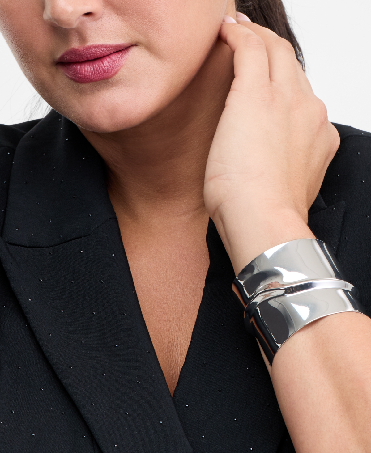 Inc International Concepts Sculpted Cuff Bracelet, Macy's Exclusive In Brown
