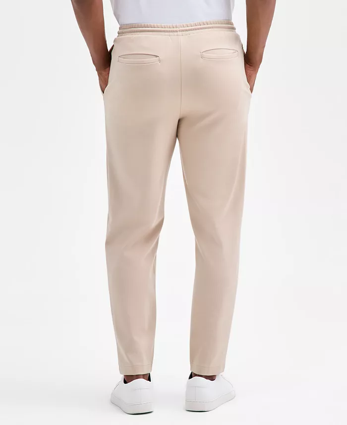 Men's Alfatech Regular-Fit Compact Textured Ponte-Knit Pants - thumbnail 4