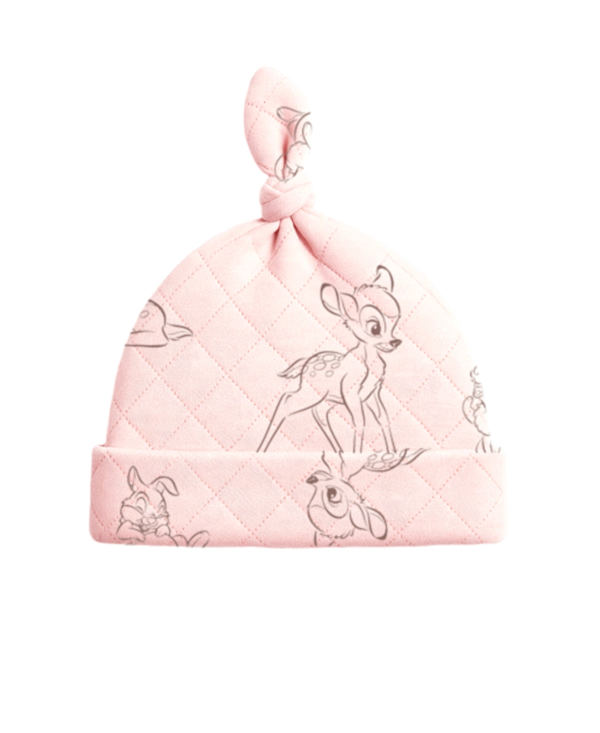 Disney Baby Girls 3-piece Long Sleeve Bambi Top, Pant And Hat Set In Pink