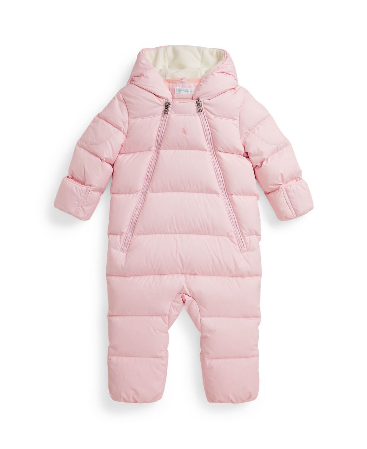 Polo Ralph Lauren Baby Boys Down Hooded Bunting Jacket In Pink