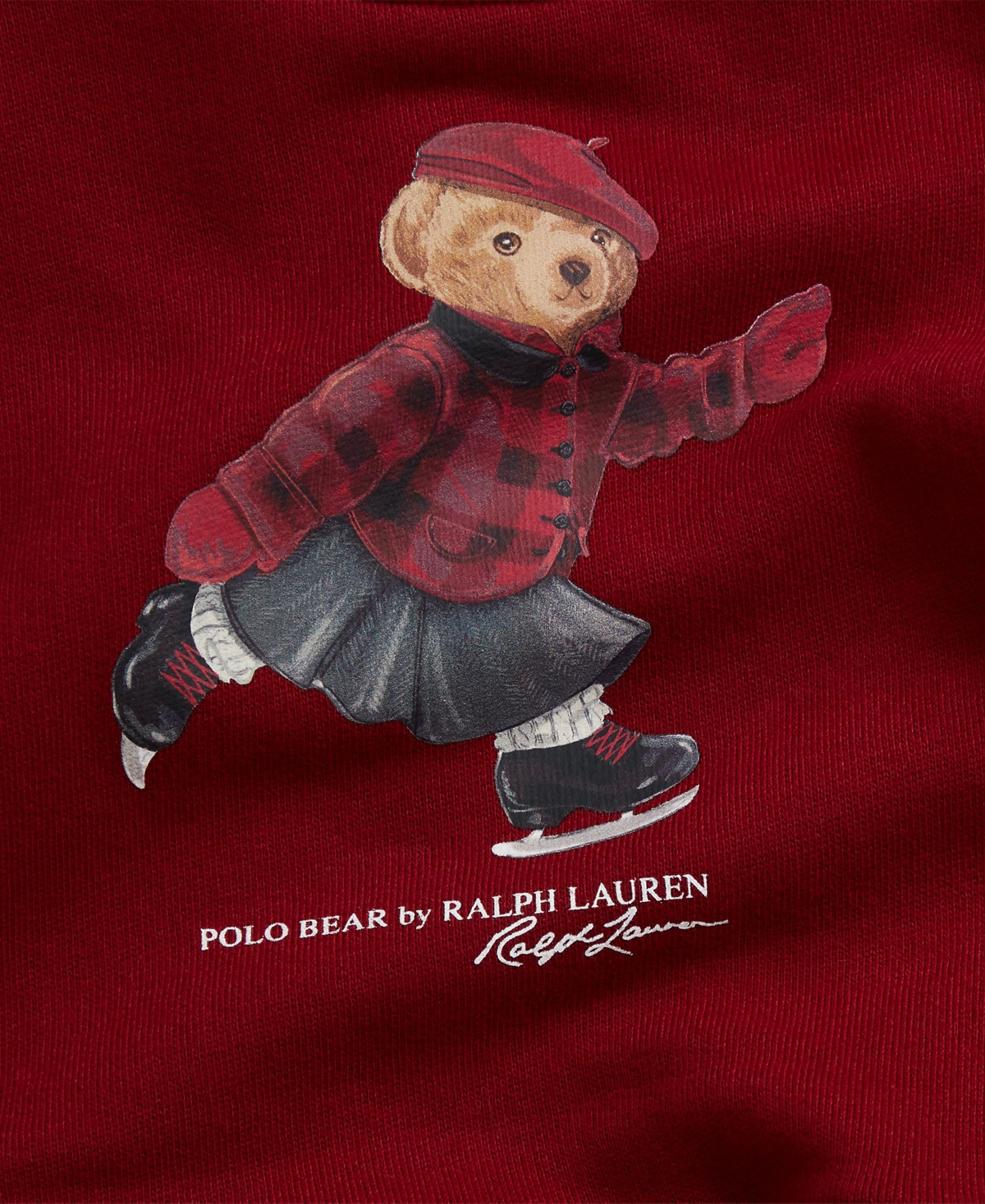 Polo Ralph Lauren Baby Girls 2-piece Fleece Sweatshirt And Pants Set In Red