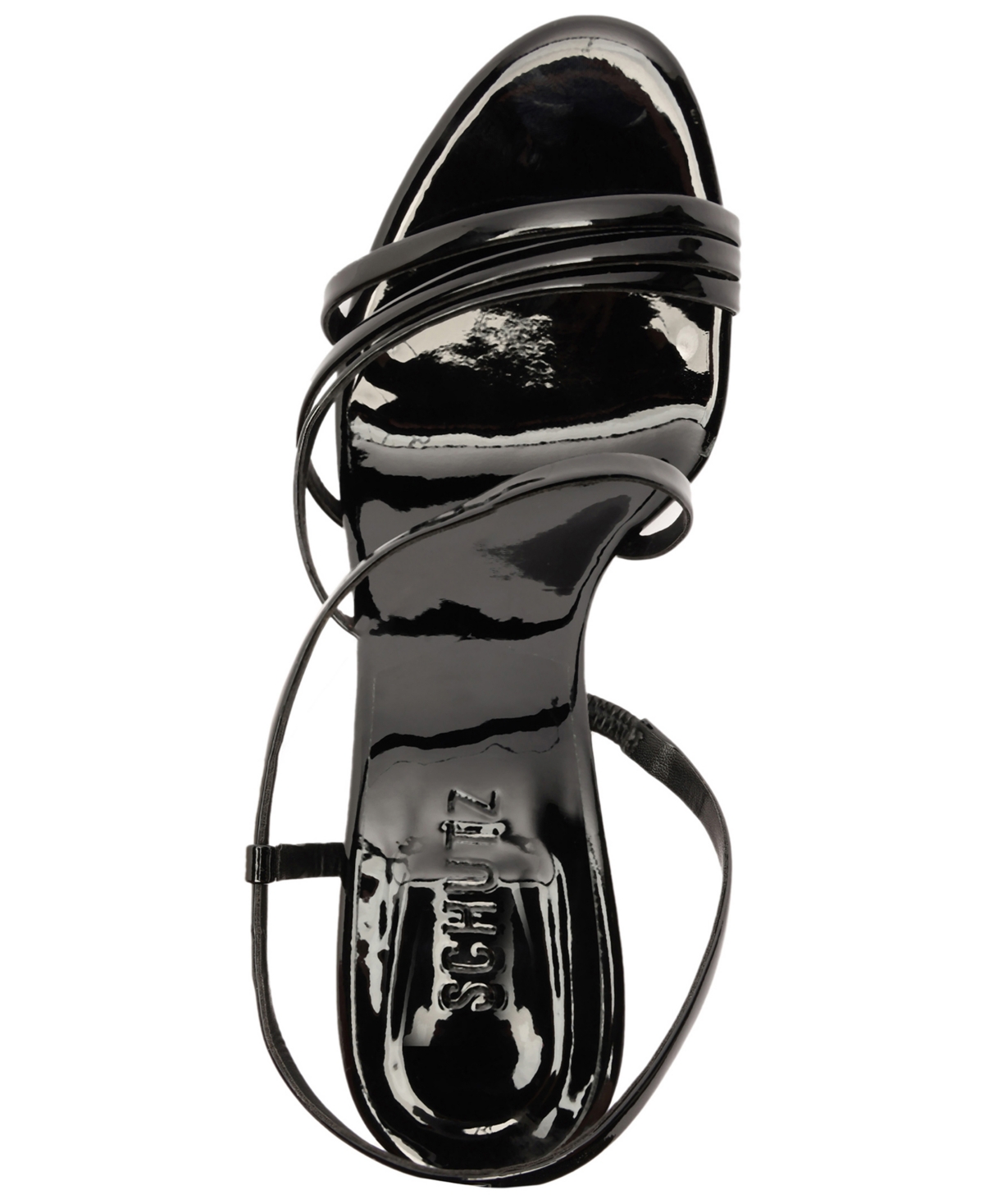 Schutz Annie Curve Stiletto Sandal In Black