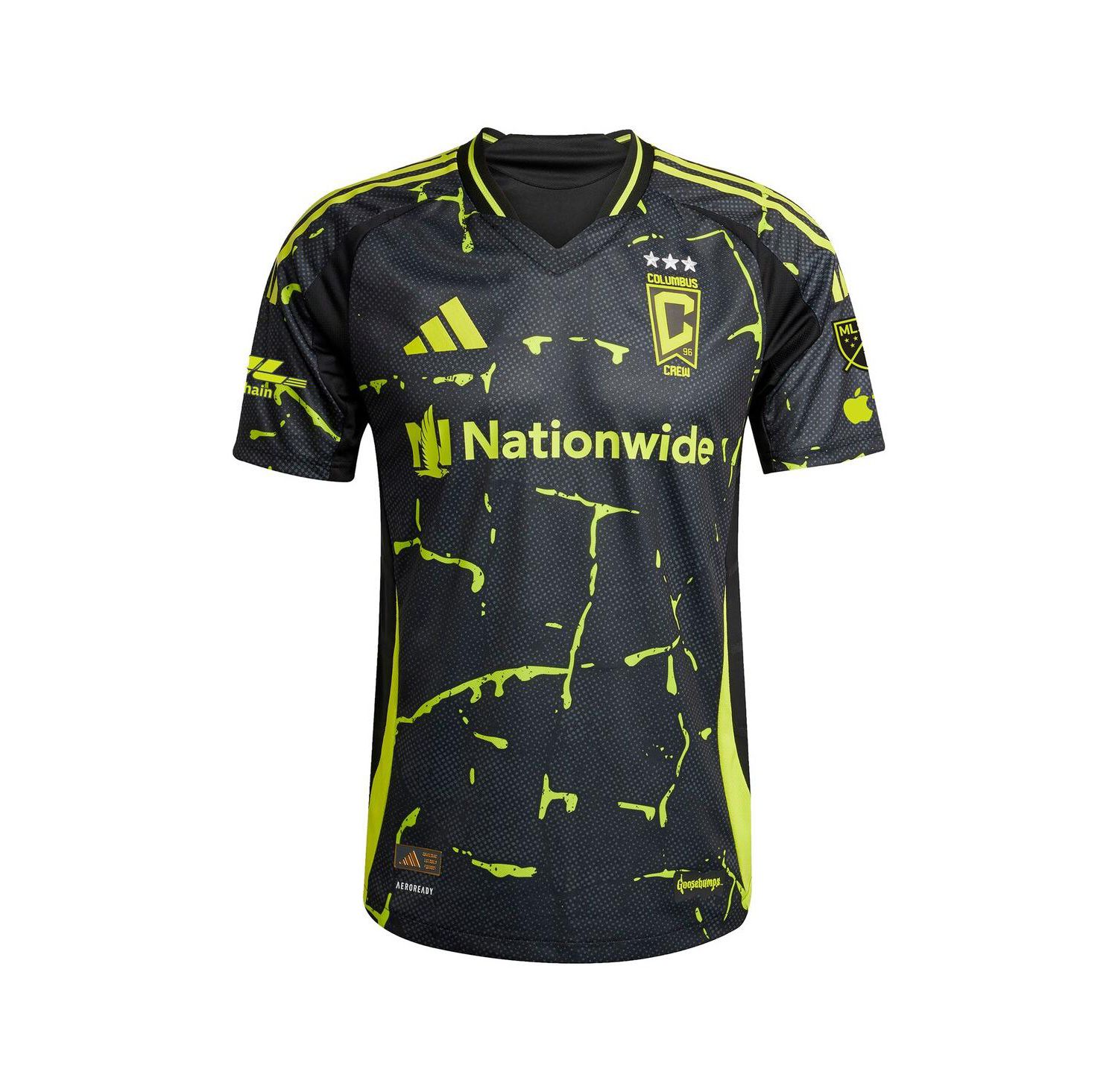 Men's Sean Zawadzki Black Columbus Crew 2025 The Goosebumps Kit Authentic Player Jersey