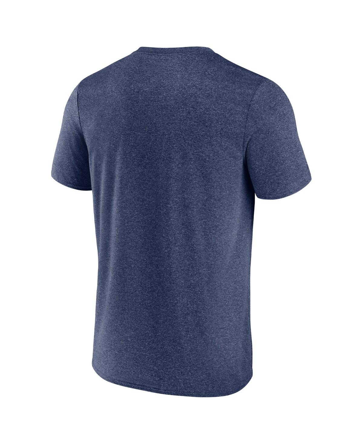 Fanatics Men's Heathered Navy Houston Texans Want To Play T-shirt In Blue