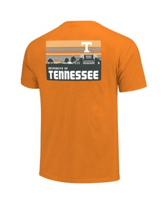 Men's Tennessee Orange Tennessee Volunteers Striped Campus Skyline T-Shirt