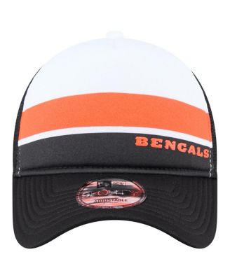 Preschool Black Cincinnati Bengals Sport Night Color Block 9FORTY A-Frame Trucker Adjustable Hat