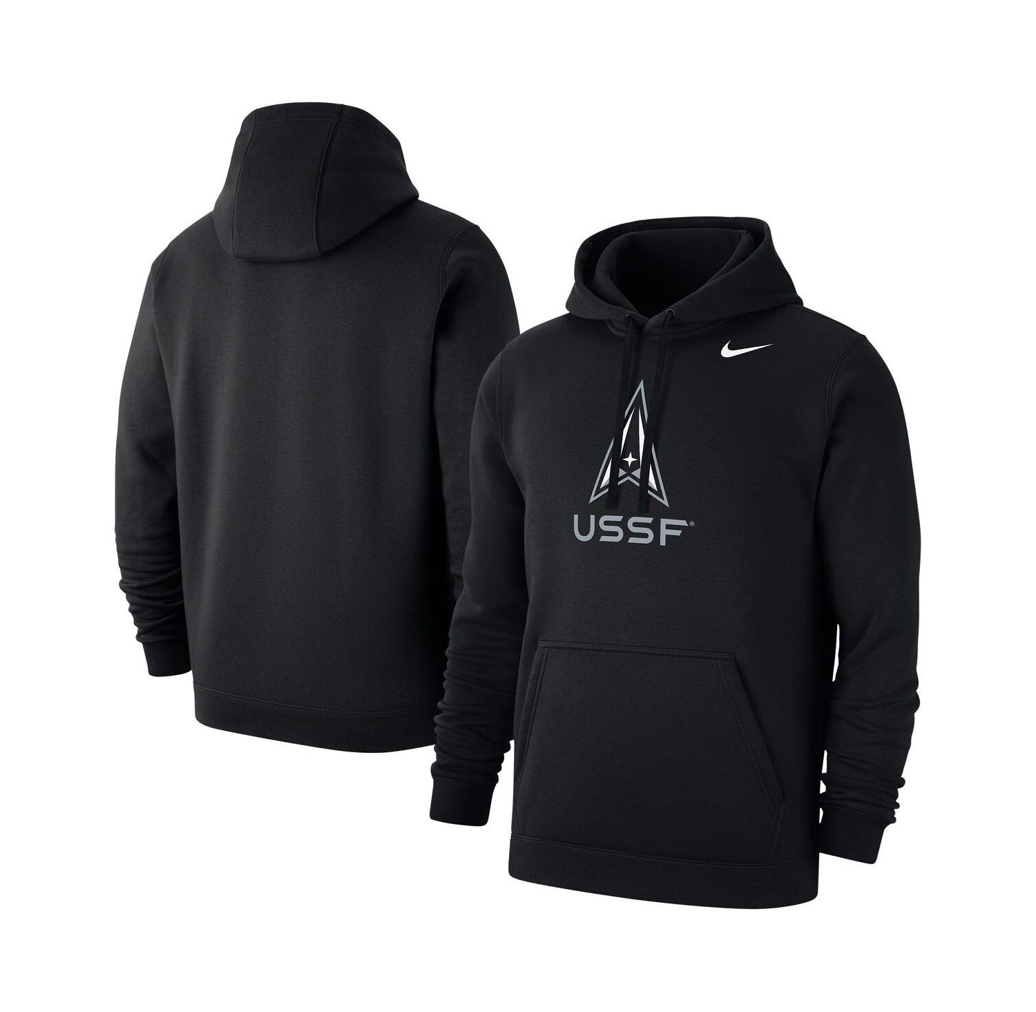 Men's Black Air Force Falcons Space Force Rivalry Fleece Pullover Hoodie