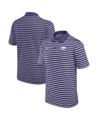 Nike - Men's Purple Kansas State Wildcats Victory Stripe Performance Polo Shirt