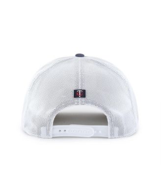 Men's Navy/White Minnesota Twins Scratch Adjustable Trucker Hat