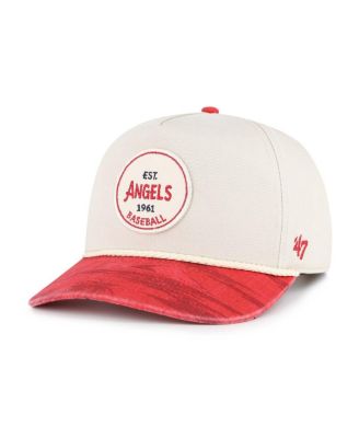 '47 Brand - Men's Cream/Red Los Angeles Angels Fiji Rope Hitch Adjustable Hat