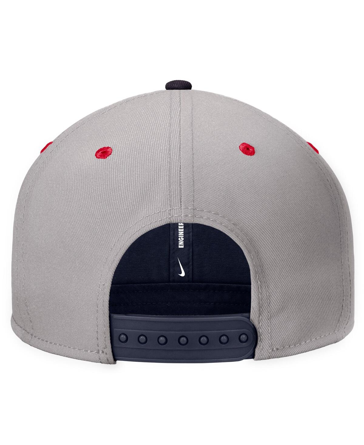 Nike Men's Navy Uconn Huskies Vintage Patch Snapback Hat In Blue