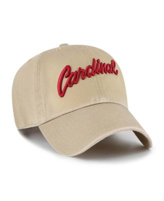 Men's Khaki Stanford Cardinal Clean Up Adjustable Hat