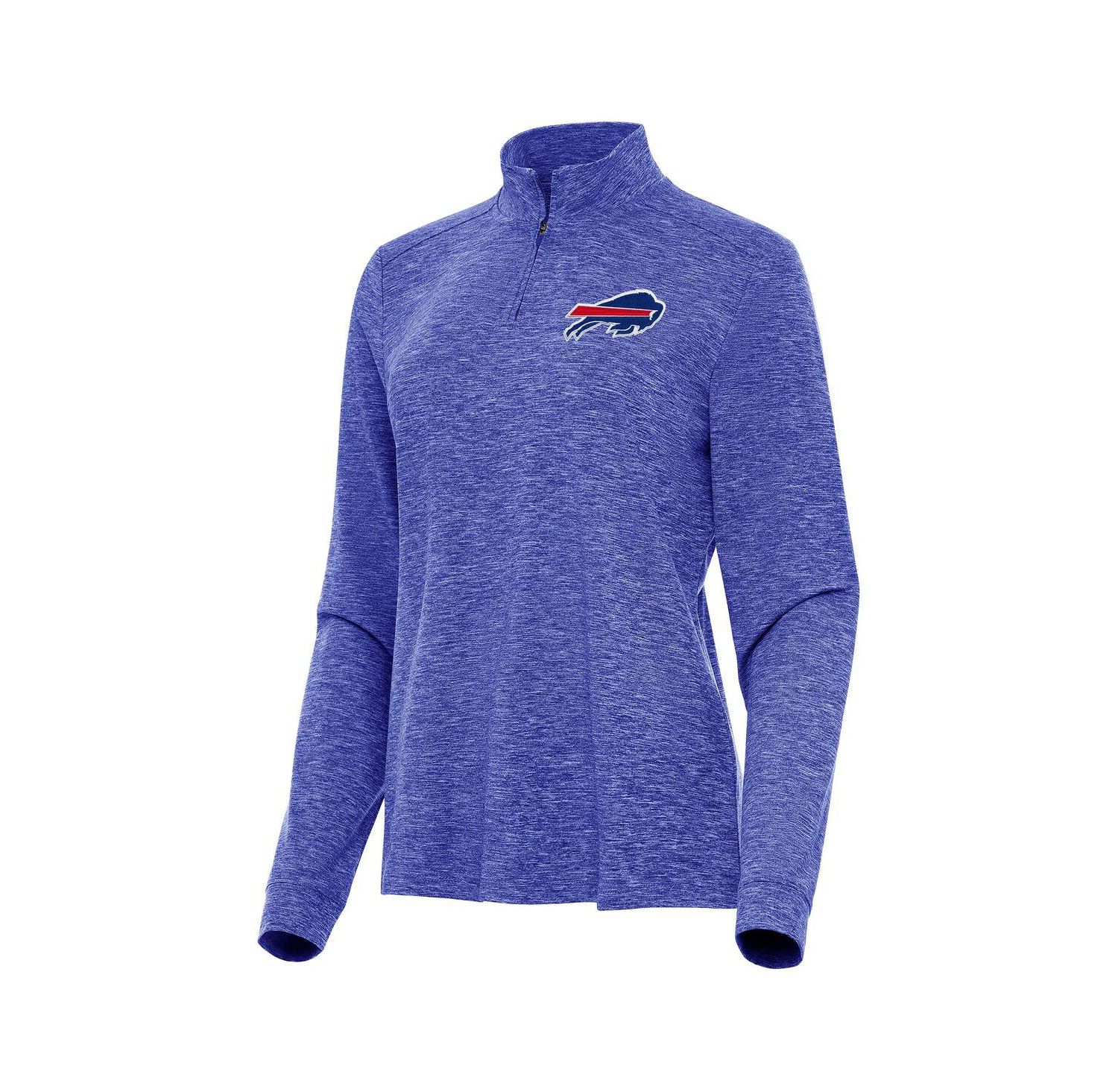Women's Heather Royal Buffalo Bills Mentor Quarter-Zip Jacket