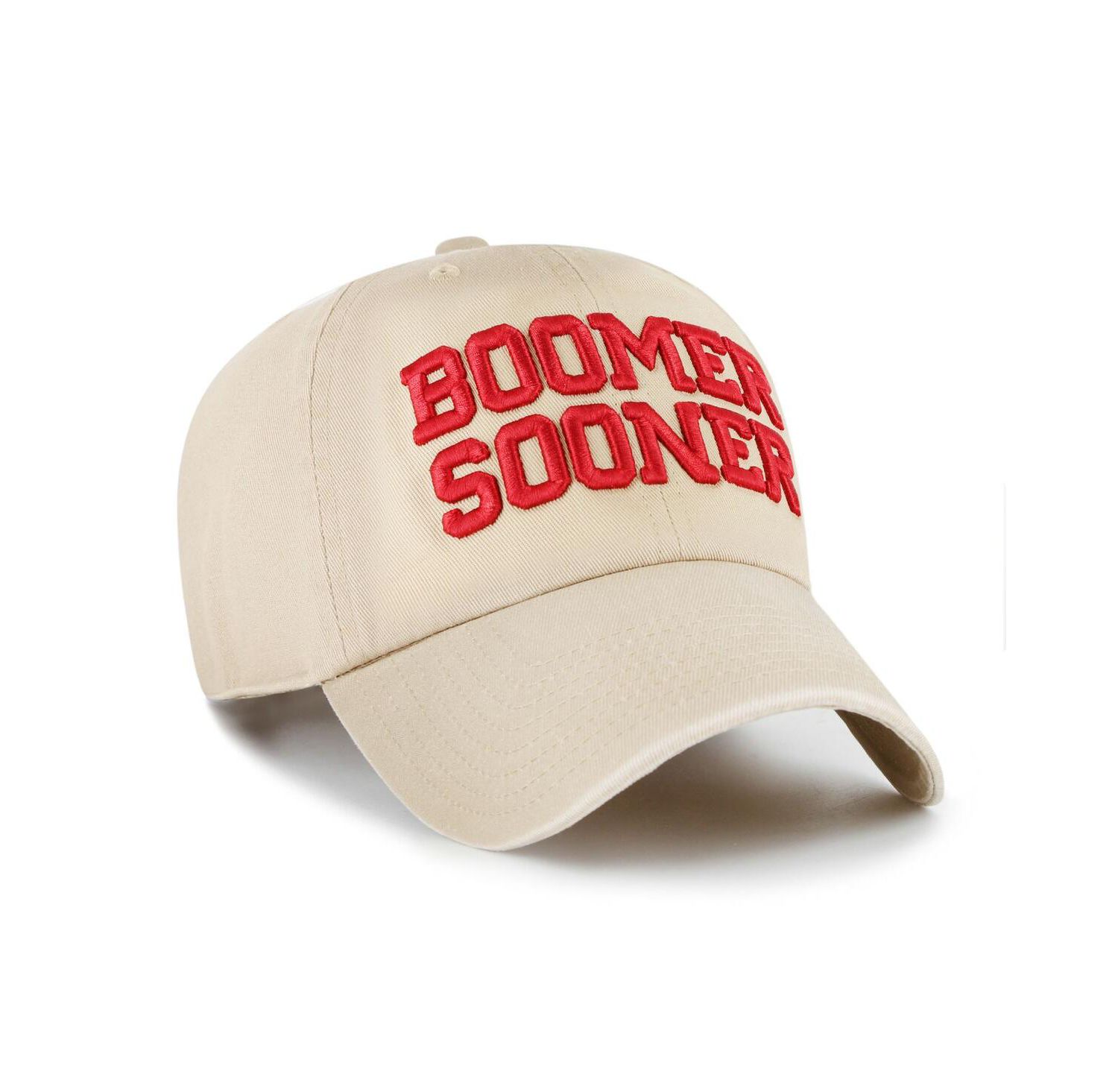 Men's Tan Oklahoma Sooners Clean Up Adjustable Hat