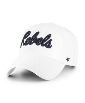 '47 Brand - Men's White Ole Miss Rebels Clean Up Adjustable Hat