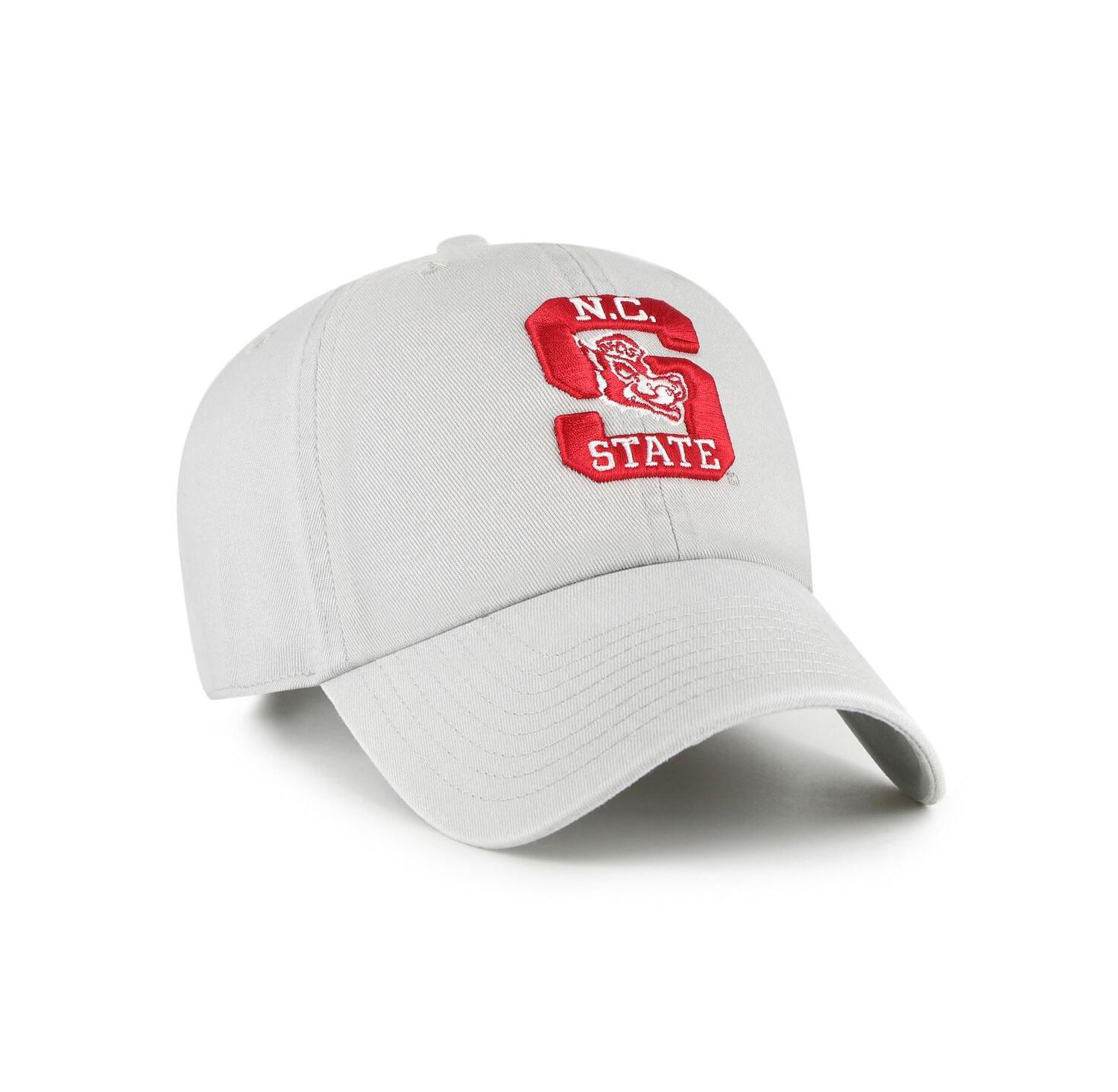 Men's Gray NC State Wolfpack Vault Clean Up Adjustable Hat