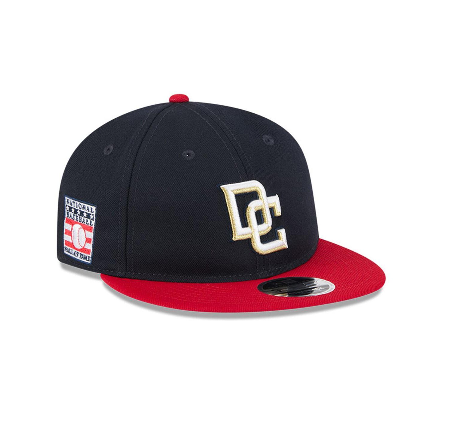 Men's Navy/Red Washington Nationals Baseball Hall of Fame Retro Crown 9FIFTY Adjustable Hat