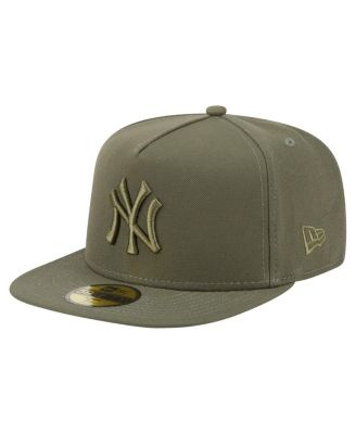 New Era - Men's Olive New York Yankees Color Pack A-Frame 59FIFTY Fitted Hat