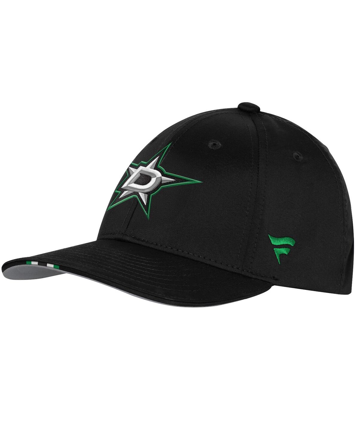 Fanatics Big Boys And Girls Black Dallas Stars 2025 Nhl Draft Authentic Pro On-stage Podium Adjustable Hat In Black