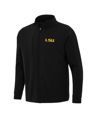 Antigua - Men's Black LSU Tigers Regard Full-Zip Jacket
