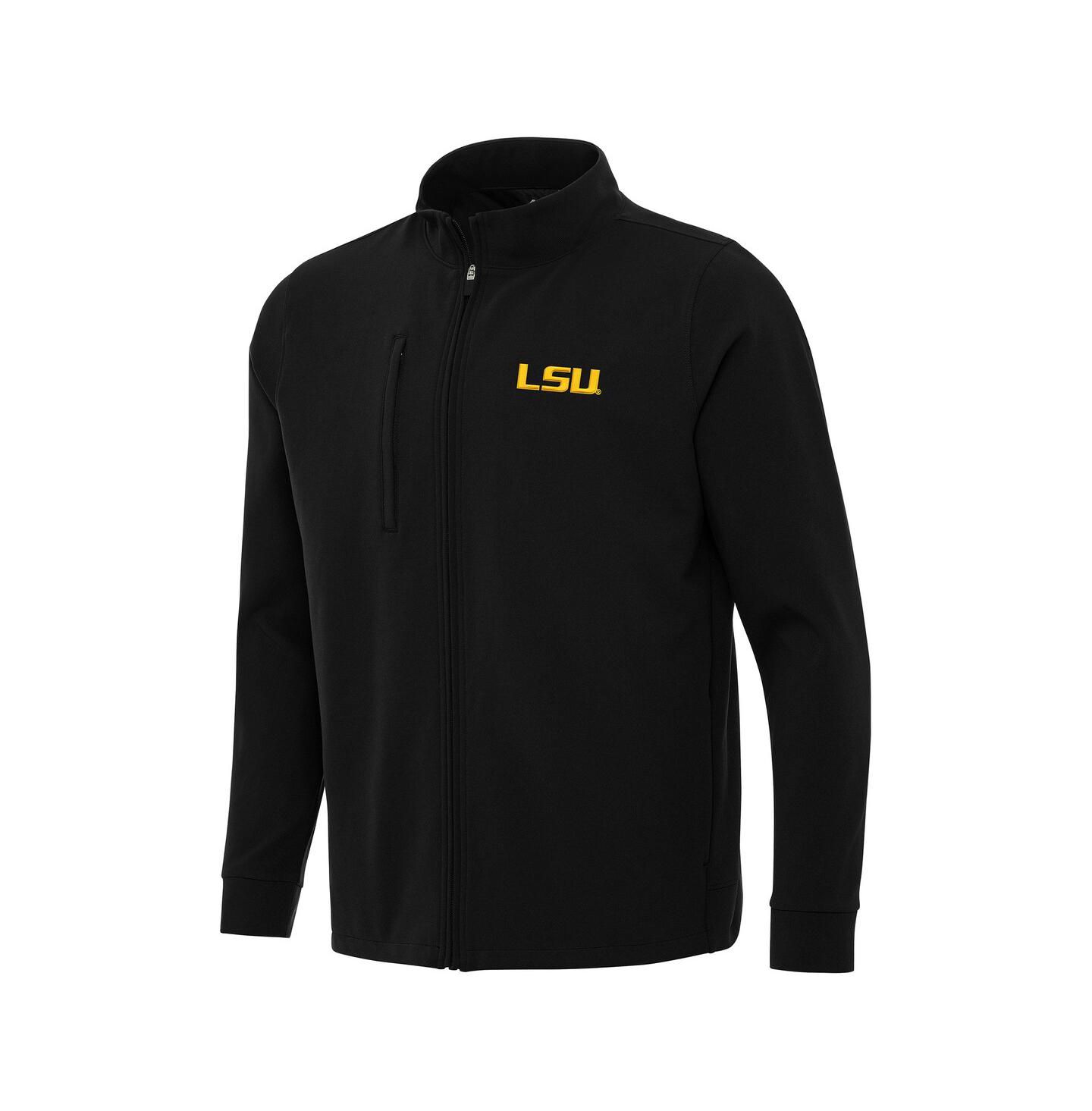 Мужская куртка Antigua Black LSU Tigers Regard Full-Zip — фото 1