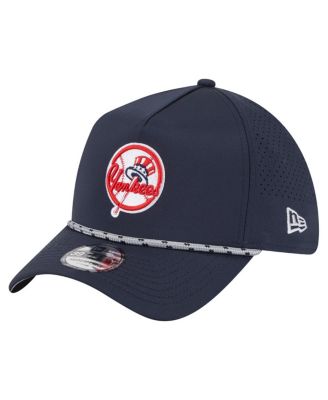 New Era - Men's Navy New York Yankees 39THIRTY A-Frame Perforated Flex Hat