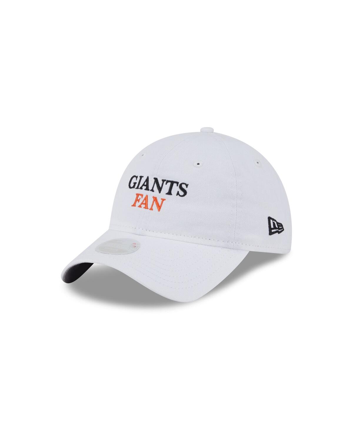 New Era Women's White San Francisco Giants Team Fan 9twenty Adjustable Hat