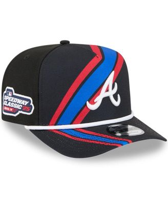 New Era - Big Boys and Girls Black Atlanta Braves 2025 MLB Speedway Classic Fashion Pack A-Frame 9FIFTY Snapback Hat