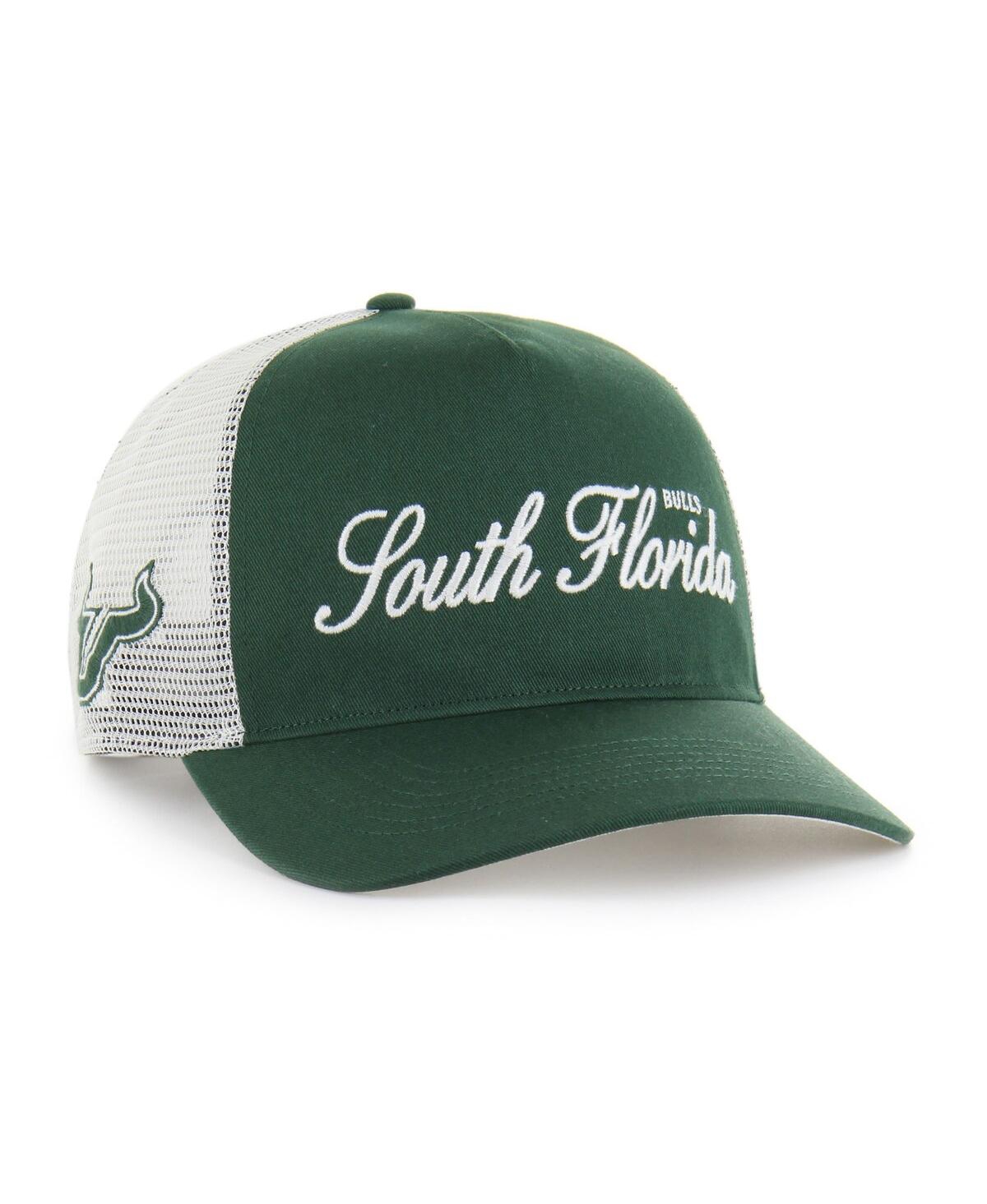 47 Brand Men's And Women's Green South Florida Bulls Contemporary Basics Foundation Trucker Hitch Adjustable  In Green