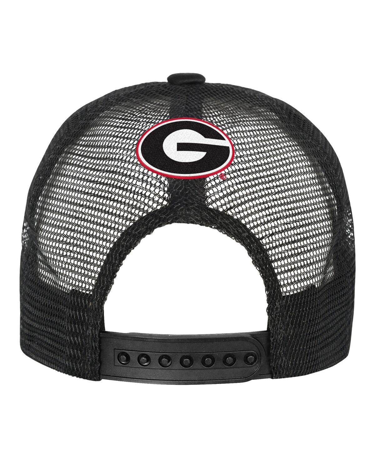 Outerstuff Men's  Red/cream Georgia Bulldogs Modern Fan Trucker Adjustable Hat In Multi