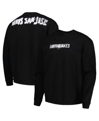 The Wild Collective - Men's Black San Jose Earthquakes Pullover Sweatshirt