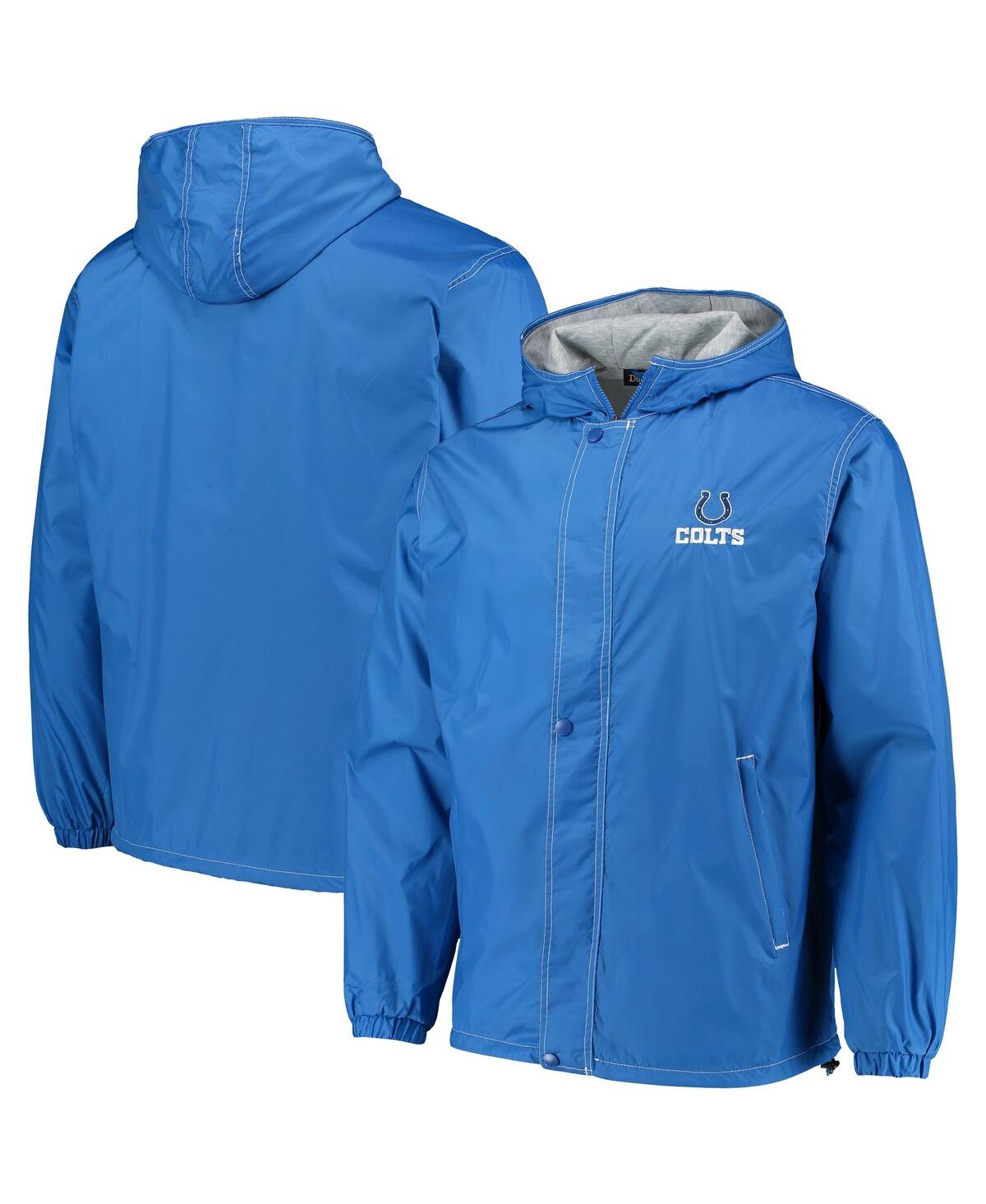 Dunbrooke Men's Royal, White Indianapolis Colts Legacy Stadium Full-zip Jacket In Blue