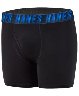 Big Boys 5-Piece Performance Solid Boxer Briefs