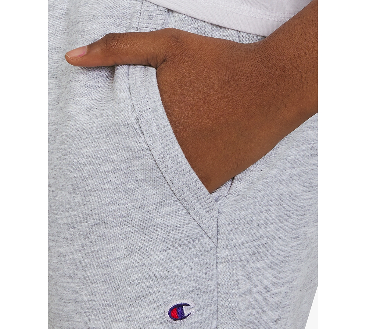 Champion Big Girls Fleece Jogger Pants In Gray