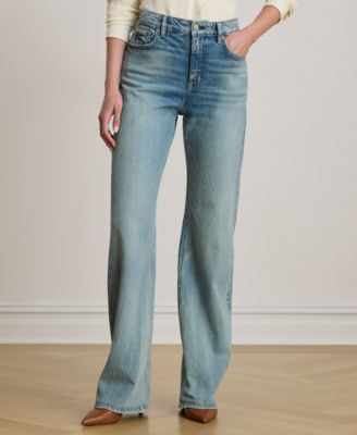 Petite High-Rise Wide-Leg Jeans
