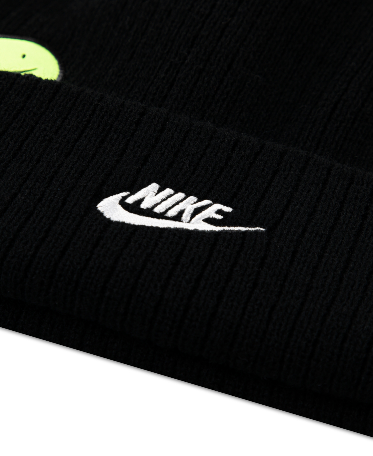 Nike Big Kids 2-piece Patch Peak Beanie And Gloves Set In Black