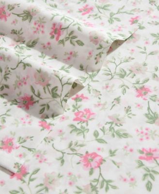 Cotton Percale 3-Pc. Sheet Set, Twin XL