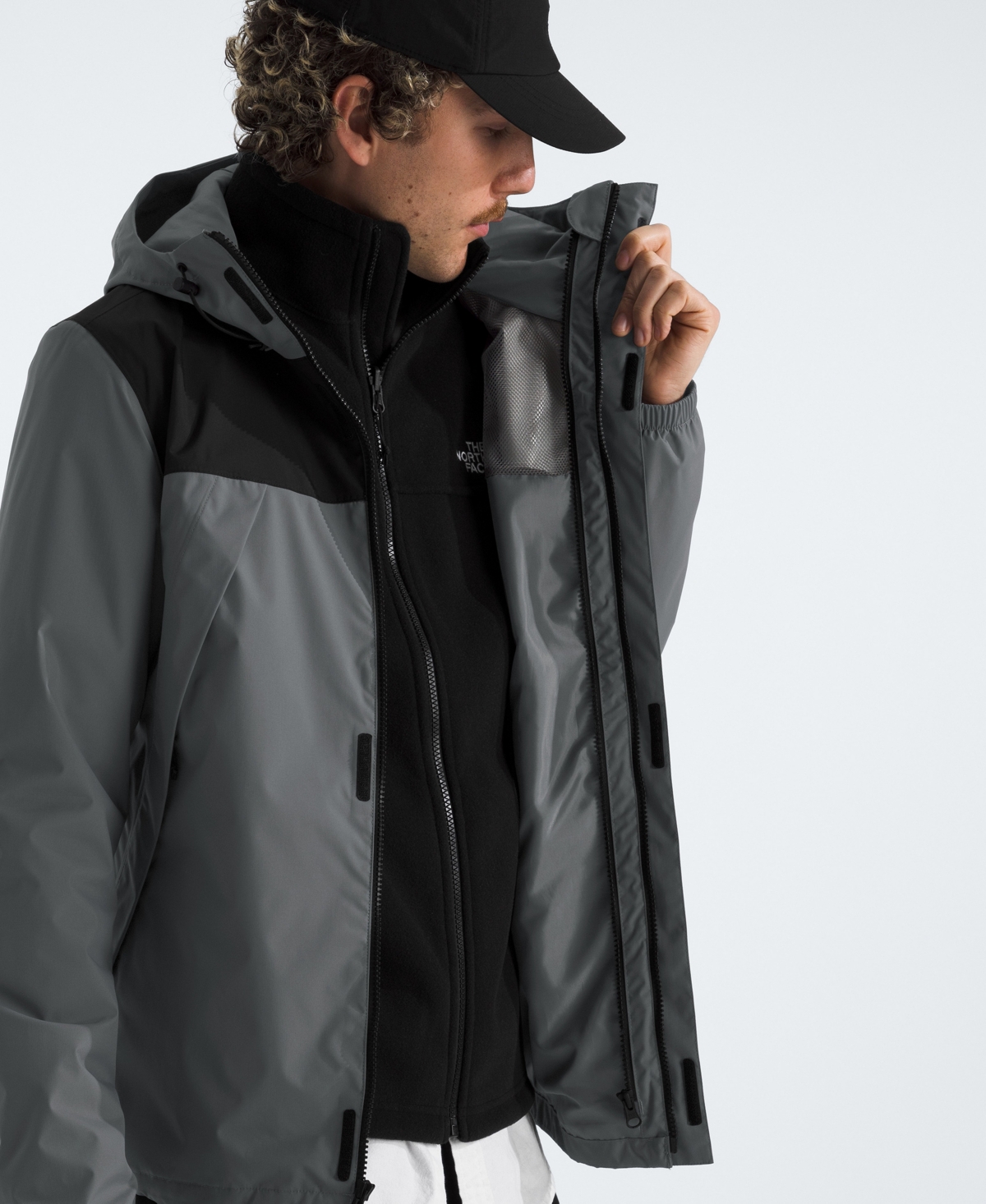 The North Face Men's Antora Triclimate Coat In Gray